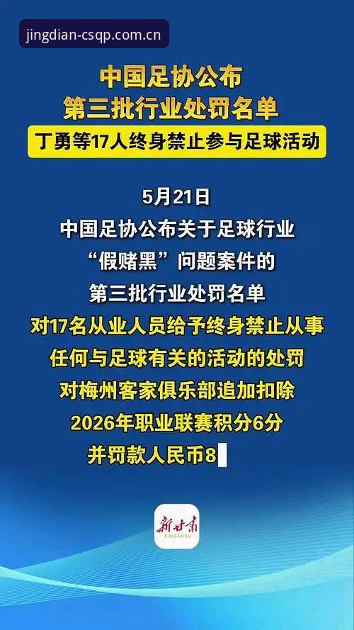 手机棋牌娱乐平台推荐 足协第三批禁足名单最新动态:65人受罚,行业整顿信号强烈